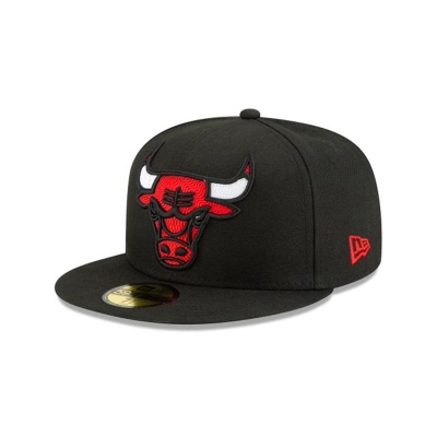 Sapca New Era Chicago Bulls NBA Threads 59FIFTY Fitted - Negrii